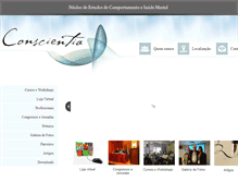 Tablet Screenshot of conscientia.com.br
